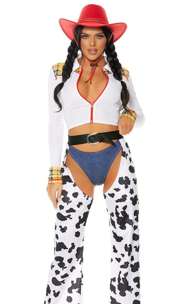 Forplay Keep It Light Sexy Cowgirl Costume Multicolor