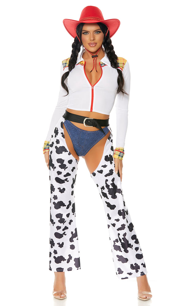 Forplay Keep It Light Sexy Cowgirl Costume Multicolor