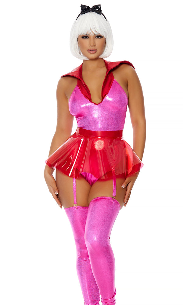 Forplay Lets Jet Sexy Cartoon Character Costume Pink