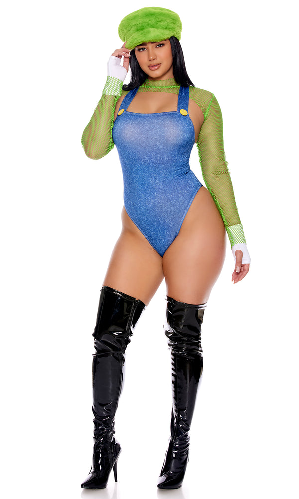 Forplay Level Up Sexy Video Game Character Costume Green