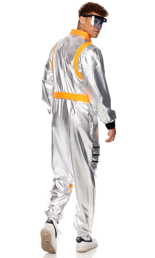 Forplay Moon Landing Men's Astronaut Costume Silver