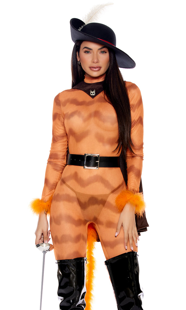 Forplay Ninth Life Sexy Movie Character Costume Orange