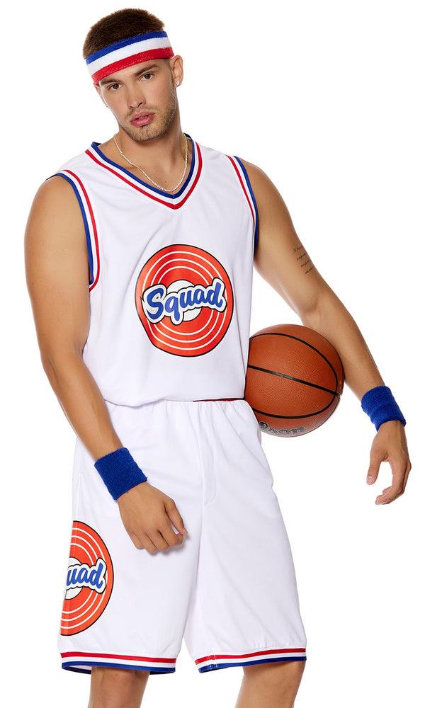 forplay Nothing But Net Men's Basketball Costume White