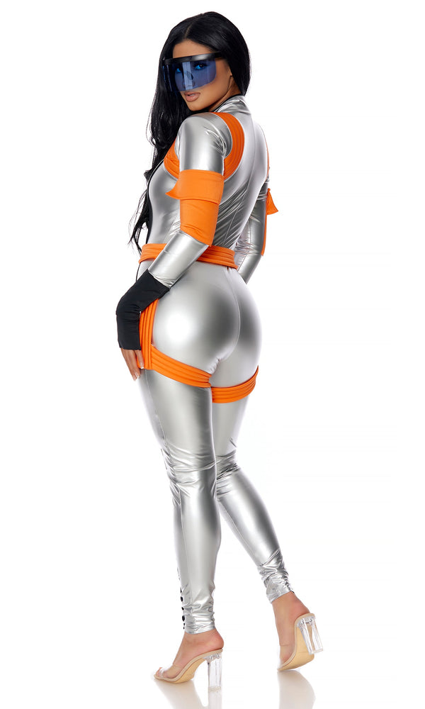 Forplay Out Of This World Sexy Astronaut Costume Silver