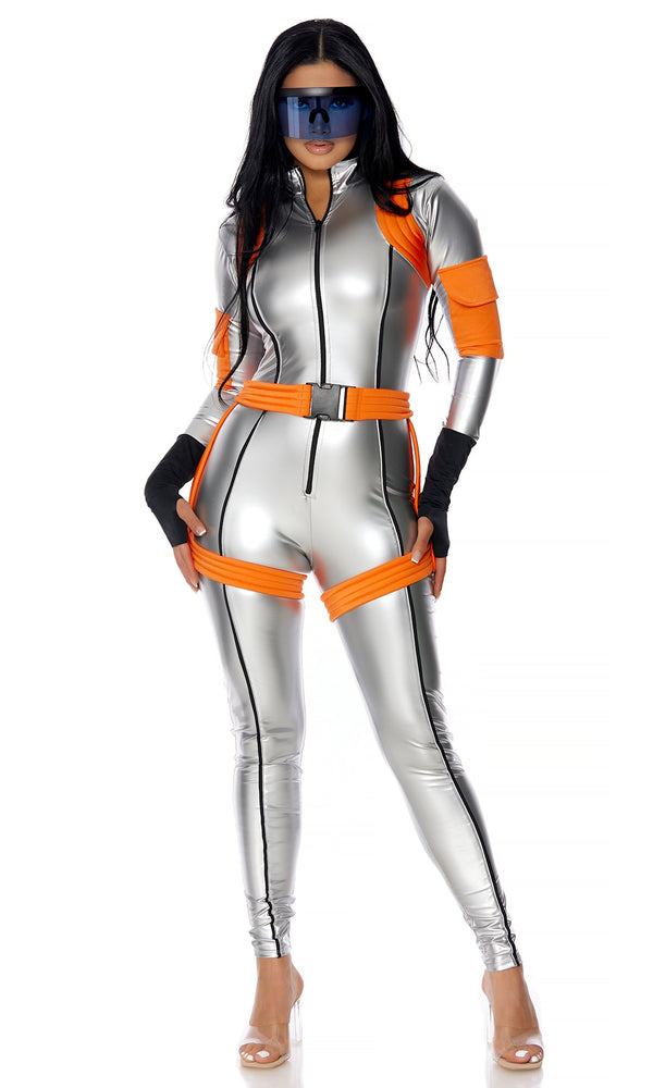 Forplay Out Of This World Sexy Astronaut Costume Silver