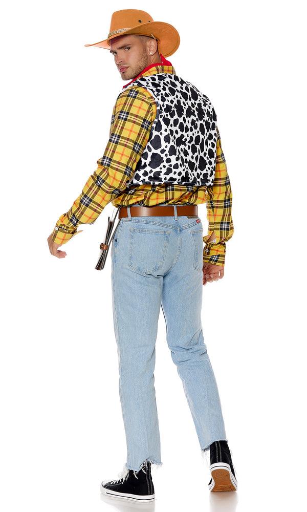 Forplay Playtime Deputy Men's Movie Character Costume Yellow Combo