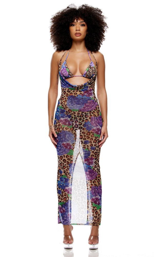Forplay Positano Bikini Set - Cheetah Blue Cheetah Blue