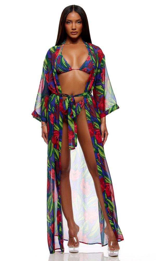 Forplay Positano Bikini Set - Painted Flora Painted Flora