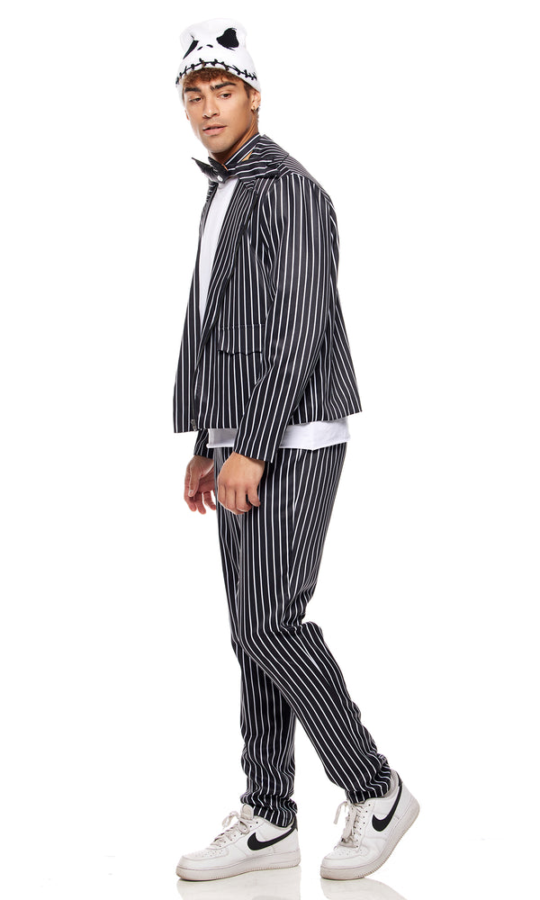 Forplay Pumpkin King Men's Movie Character Costume Black White