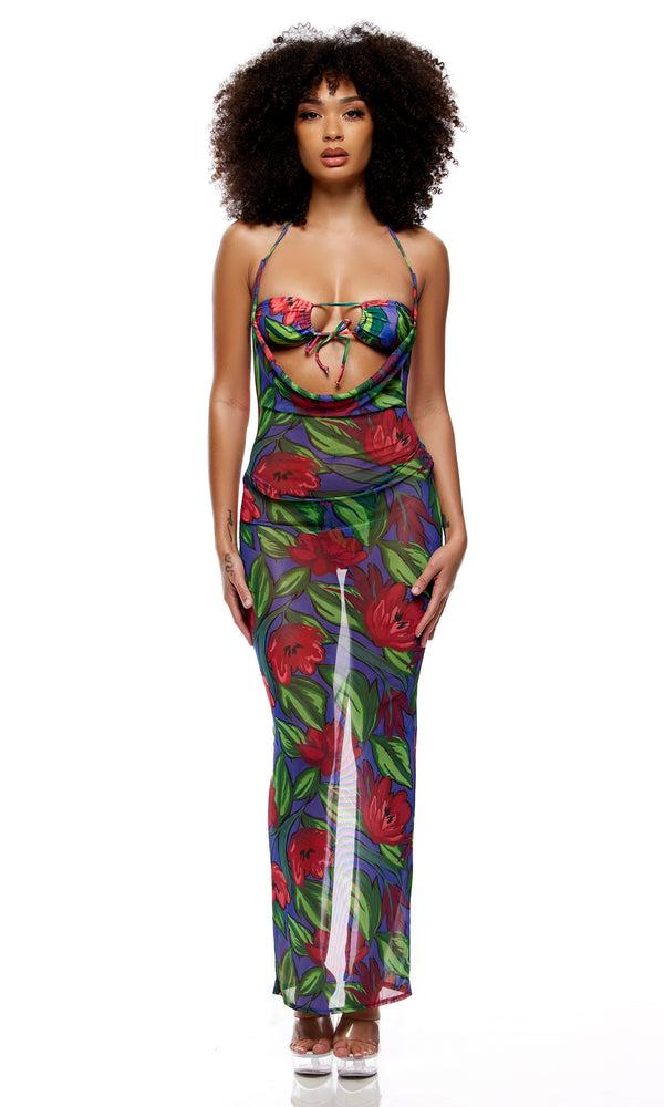 Forplay Rimini Bikini Set - Painted Flora Painted Flora
