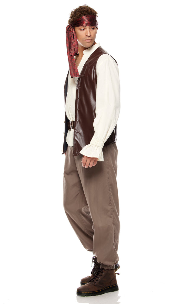 Forplay Sailing Seas Men's Pirate Costume Multicolor
