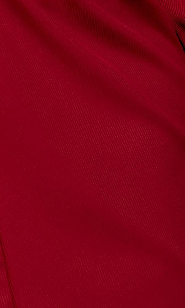 Forplay Self Care Ribbed Lace Bra And Shorts Lingerie Set - Wine Wine