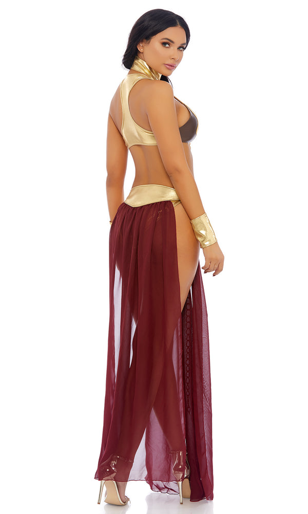 Forplay Slave For You Galaxy Movie Character Costume Burgundy