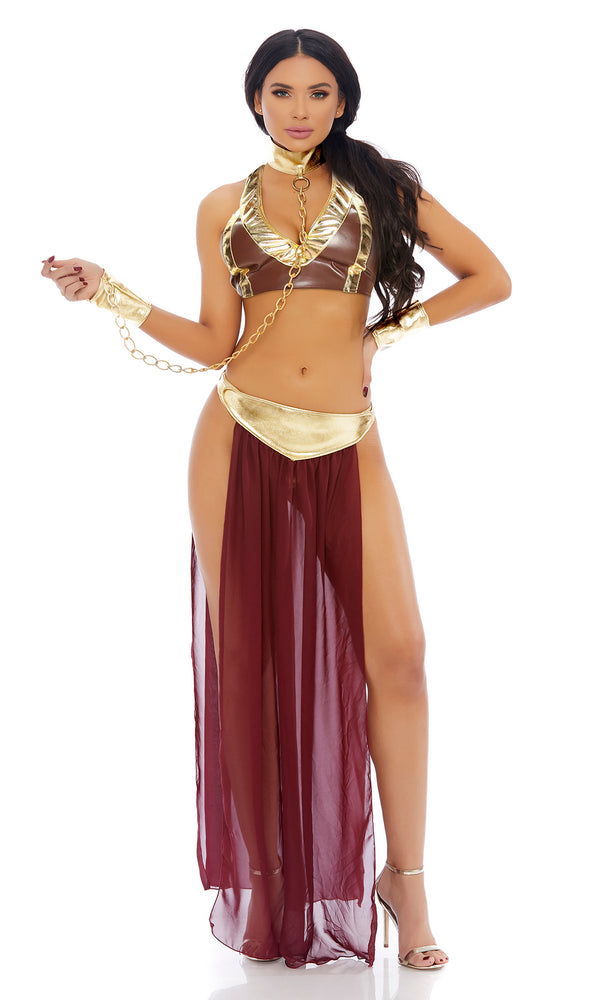 forplay Slave For You Galaxy Movie Character Costume Burgundy