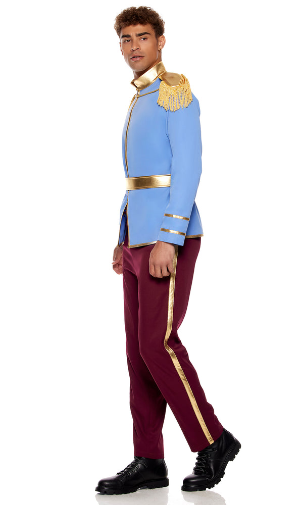 Forplay So Charming Men's Prince Costume Blue Combo