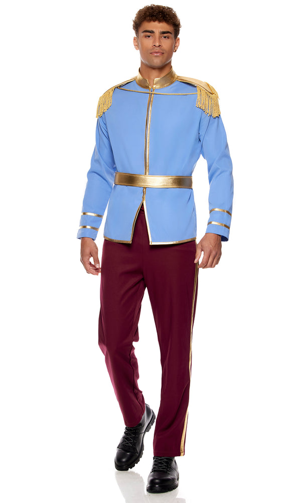 forplay So Charming Men's Prince Costume Blue Combo