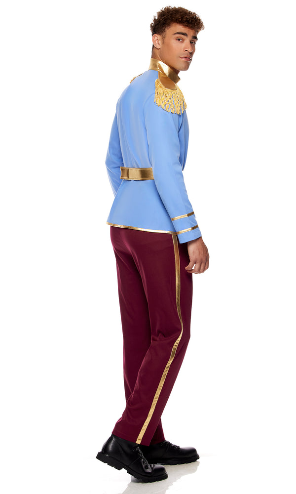 Forplay So Charming Men's Prince Costume Blue Combo