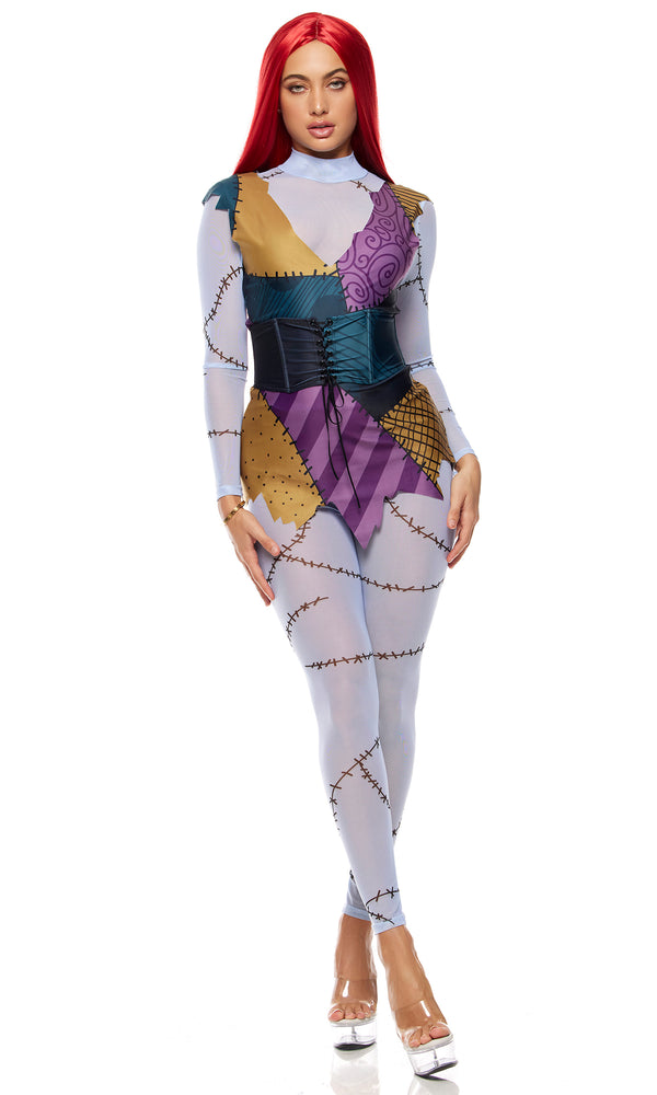 Forplay Stitched Up Movie Character Costume Multicolor