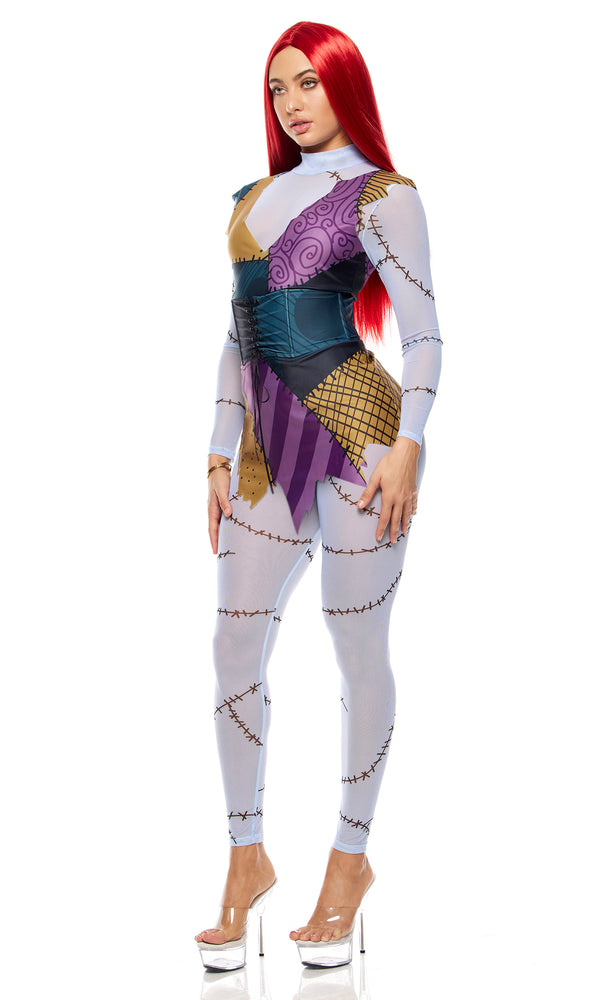 Forplay Stitched Up Movie Character Costume Multicolor