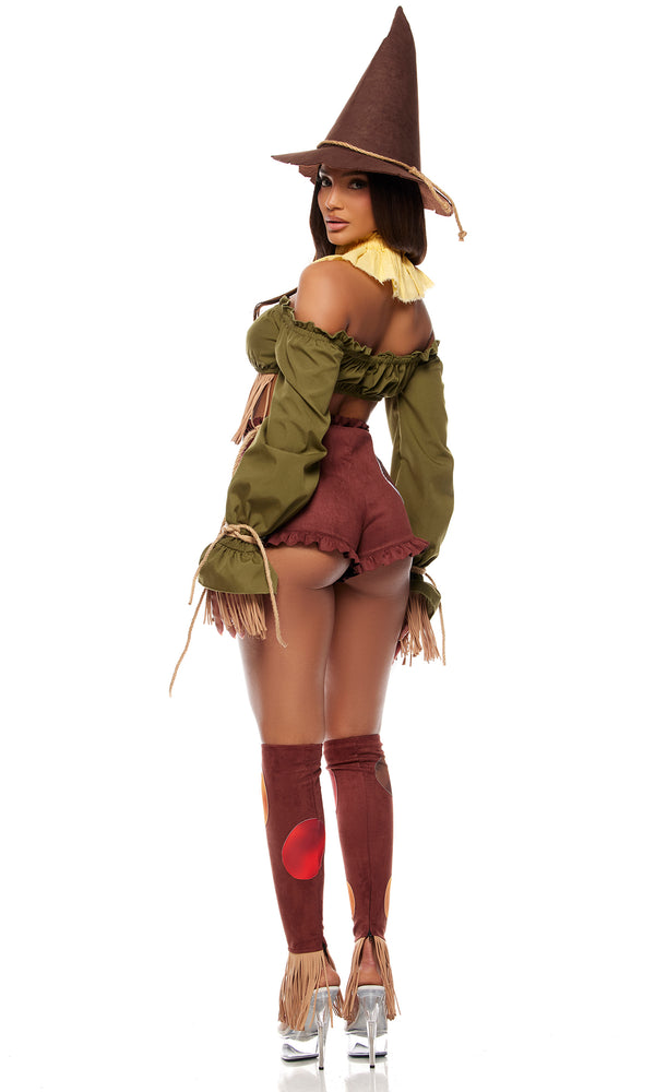 Forplay Straw For Brains Storybook Costume Multicolor