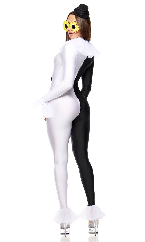 Forplay Terrifying Times Movie Character Costume Black White