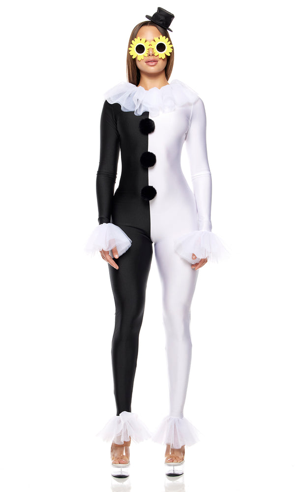forplay Terrifying Times Movie Character Costume Black White