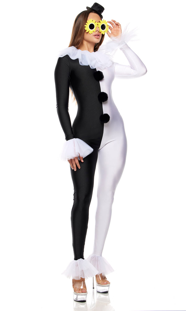 Forplay Terrifying Times Movie Character Costume Black White