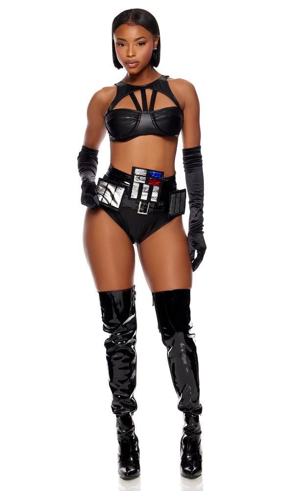 forplay The Darqueside Sexy Movie Character Costume Black