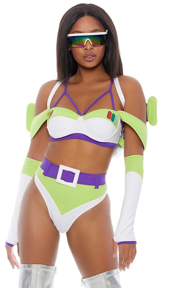 Forplay To Infinity Sexy Astronaut Movie Character Costume White