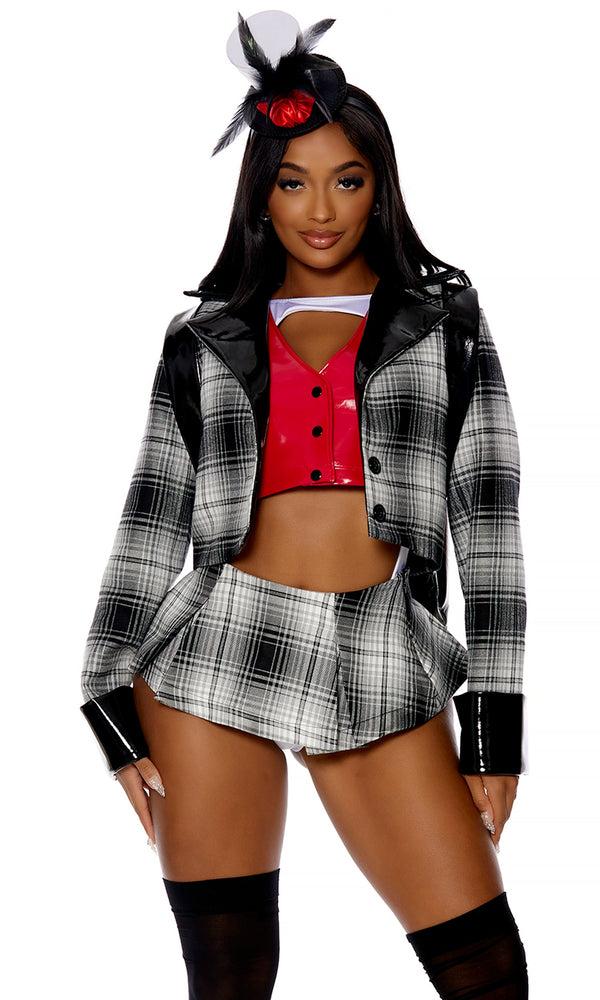 Forplay Totally Buggin Sexy Movie Character Costume Black White