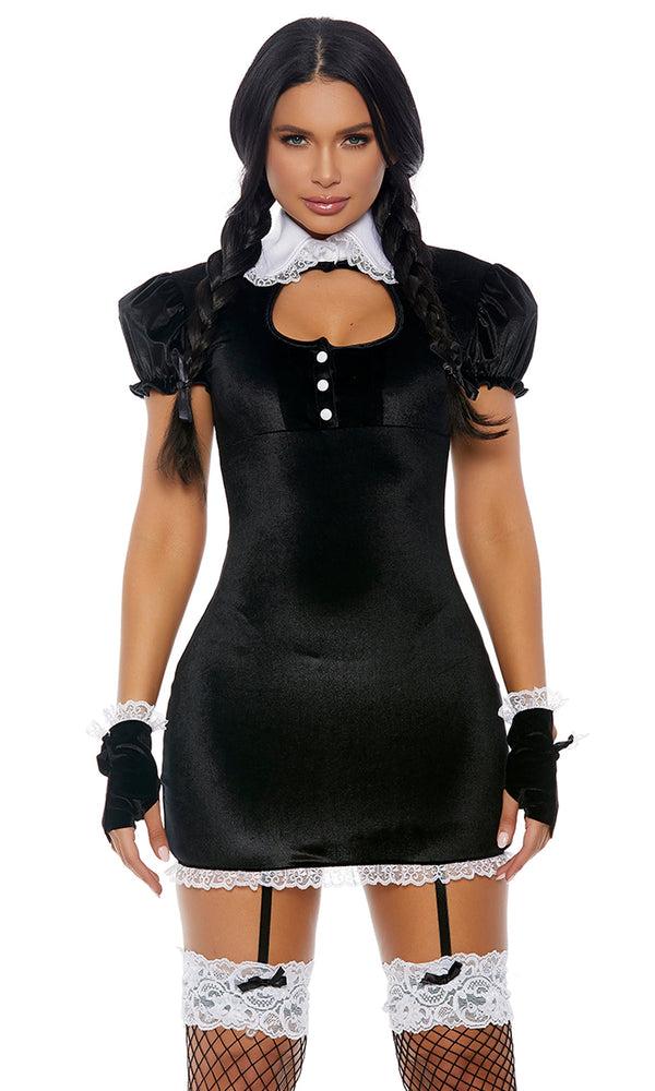 Forplay Woman Crush Wednesday Sexy Movie Character Costume Black