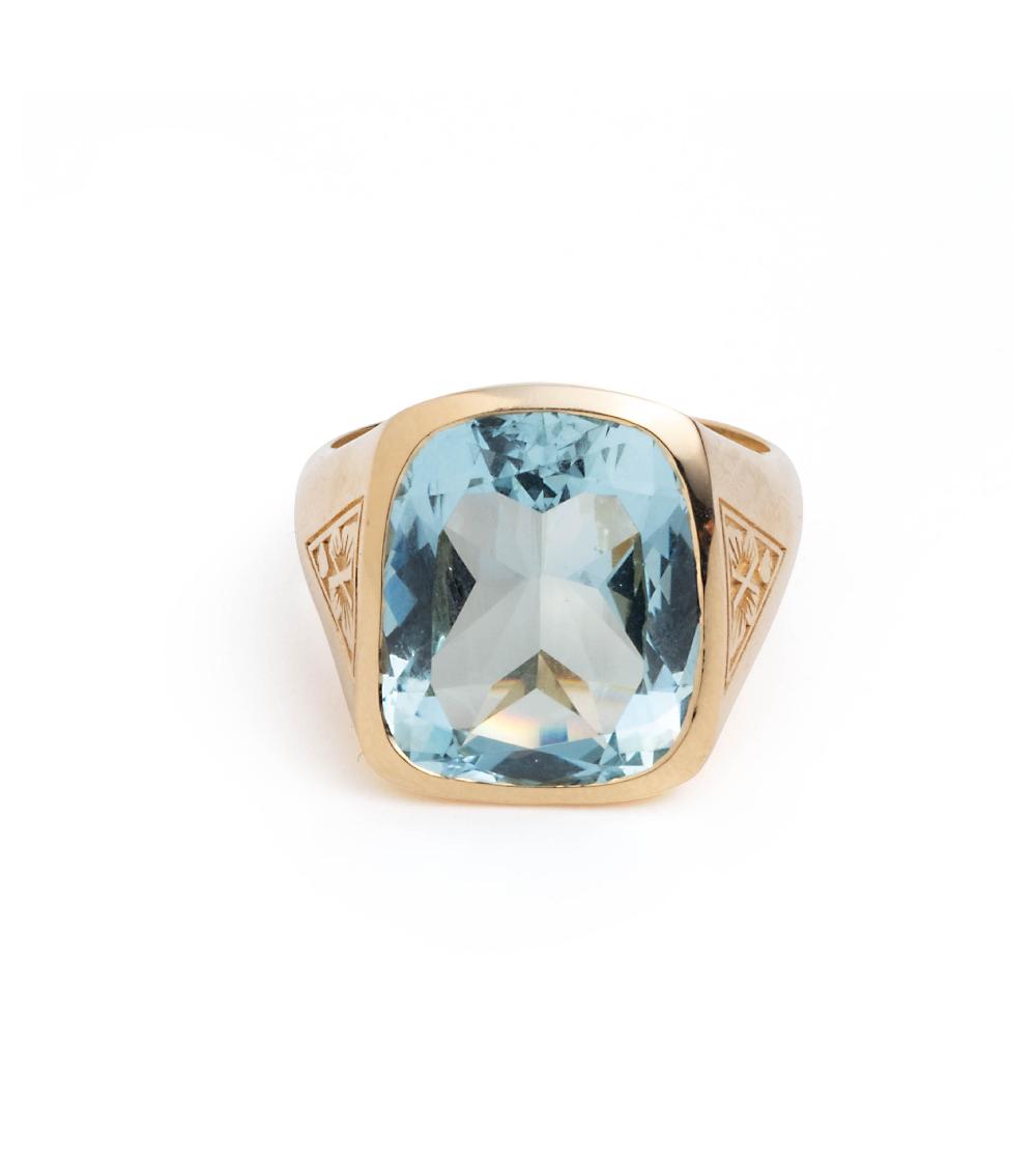 foundrae 9.9ct Aquamarine - Reverie One of A Kind Gemstone Ring