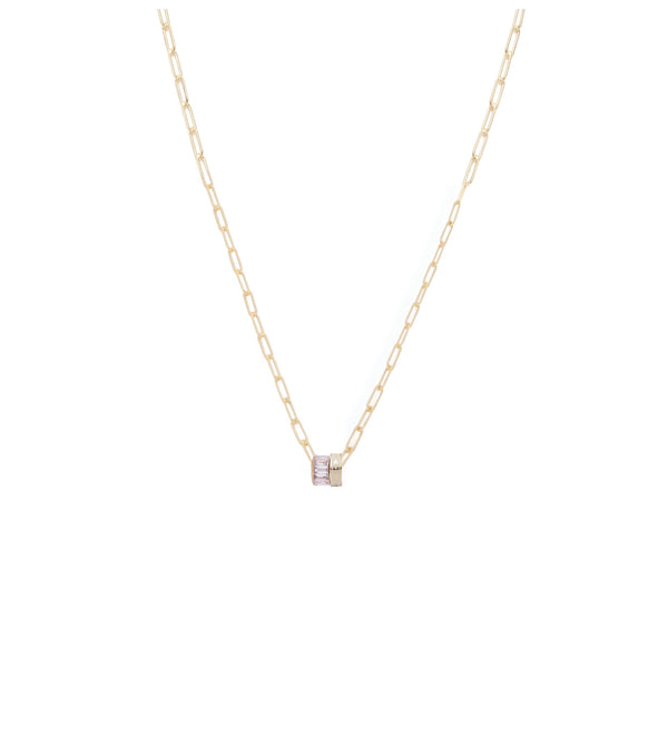 foundrae Amate - Love Heart Beat Super Fine Clip Chain Necklace