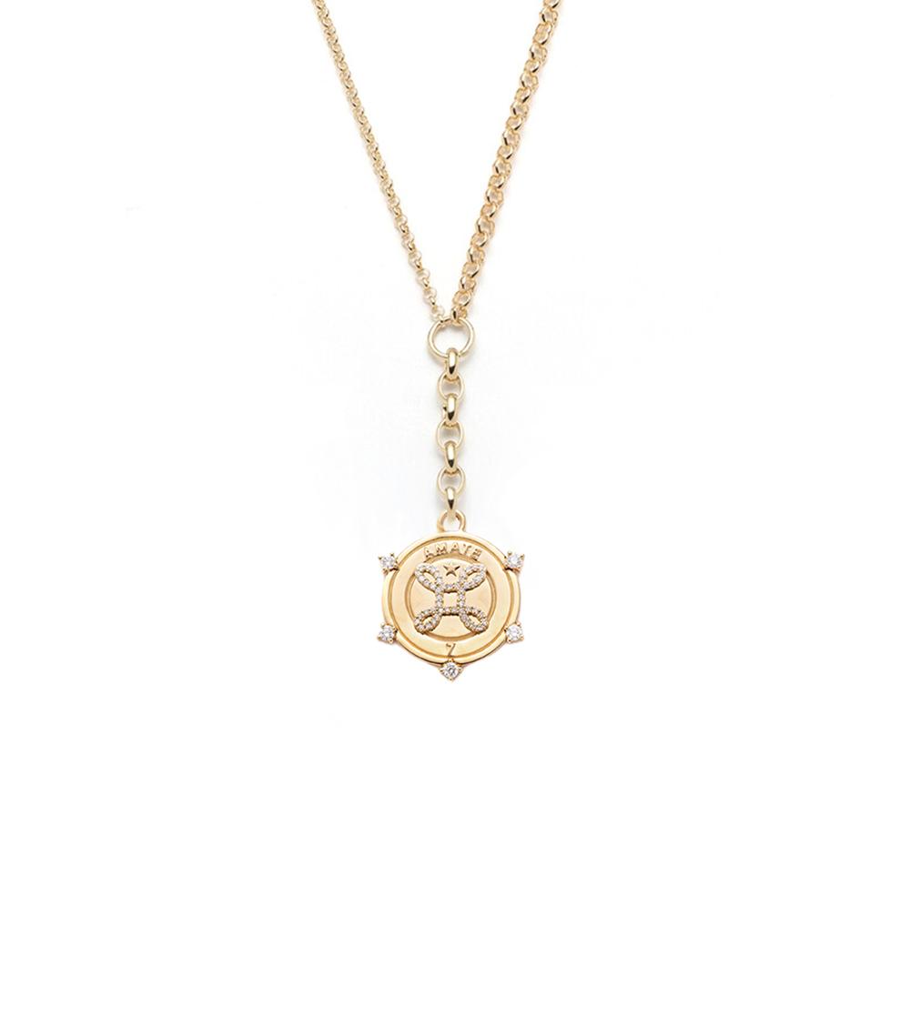 foundrae Amate - True Love Medium Mixed Belcher Extension Chain Necklace
