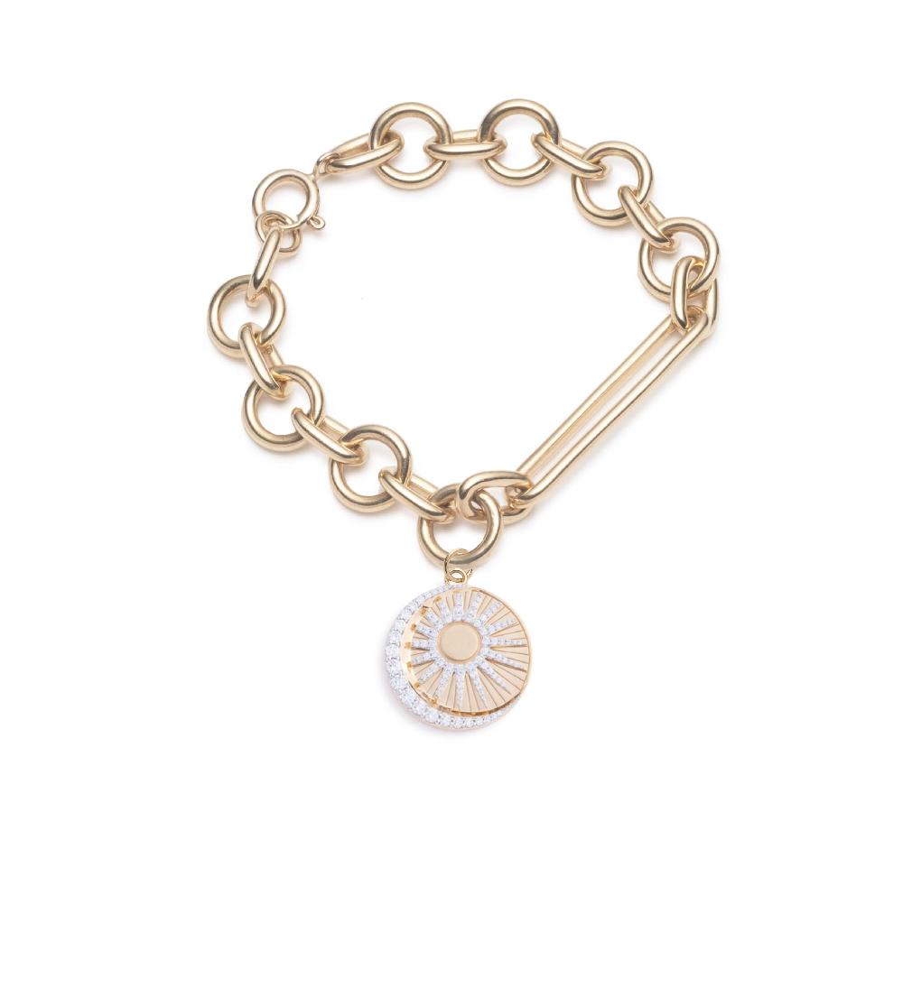 foundrae Balance - Foundational Keys Oversized Mixed Clip Chain Bracelet