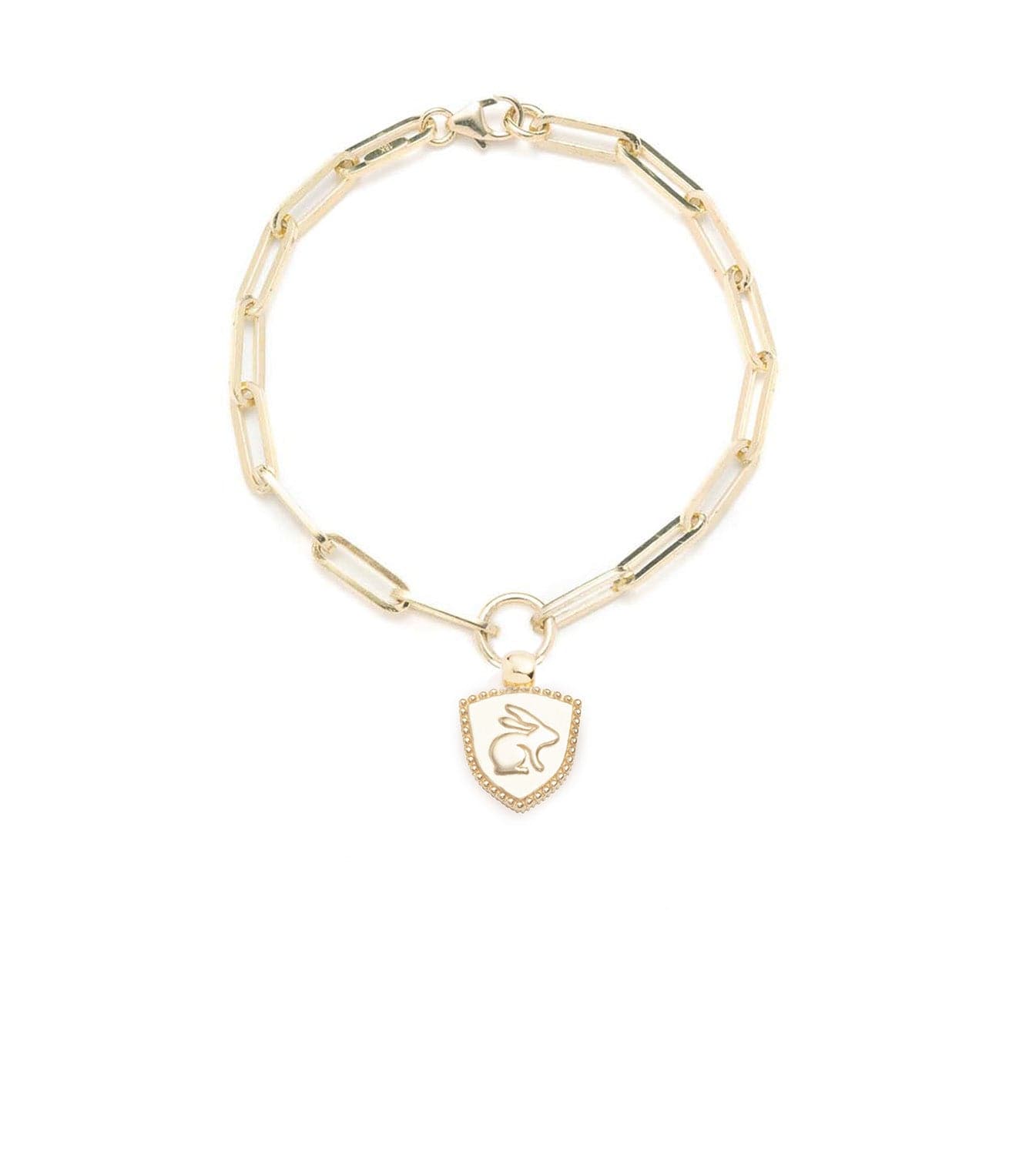 foundrae Bunny - Love Classic Fob Clip Chain Bracelet