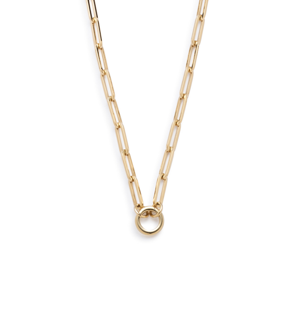 foundrae Classic FOB Clip Open Chain with Mini Chubby Annex Link