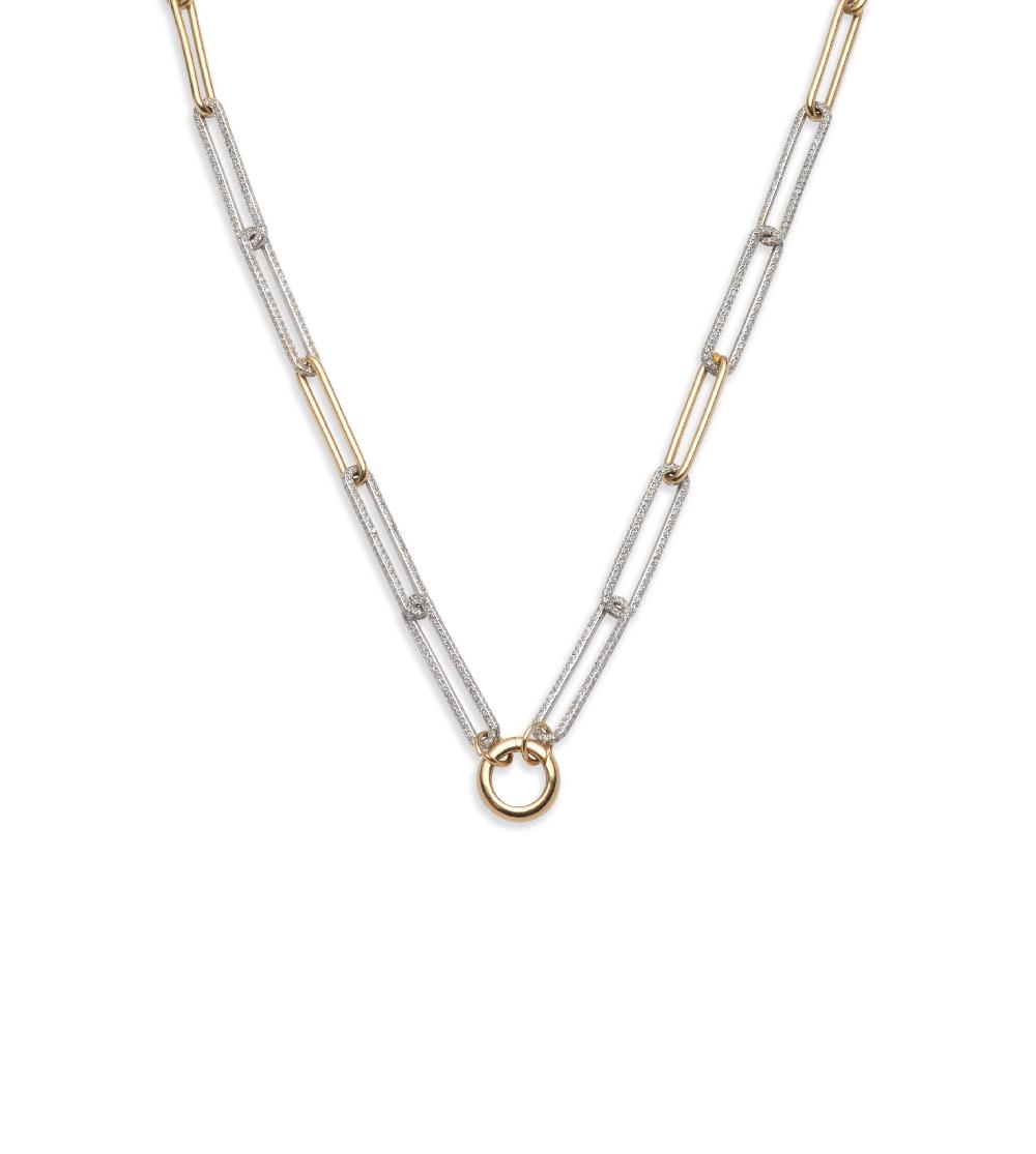 foundrae Diamond Link Open Chain with Chubby Annex Link