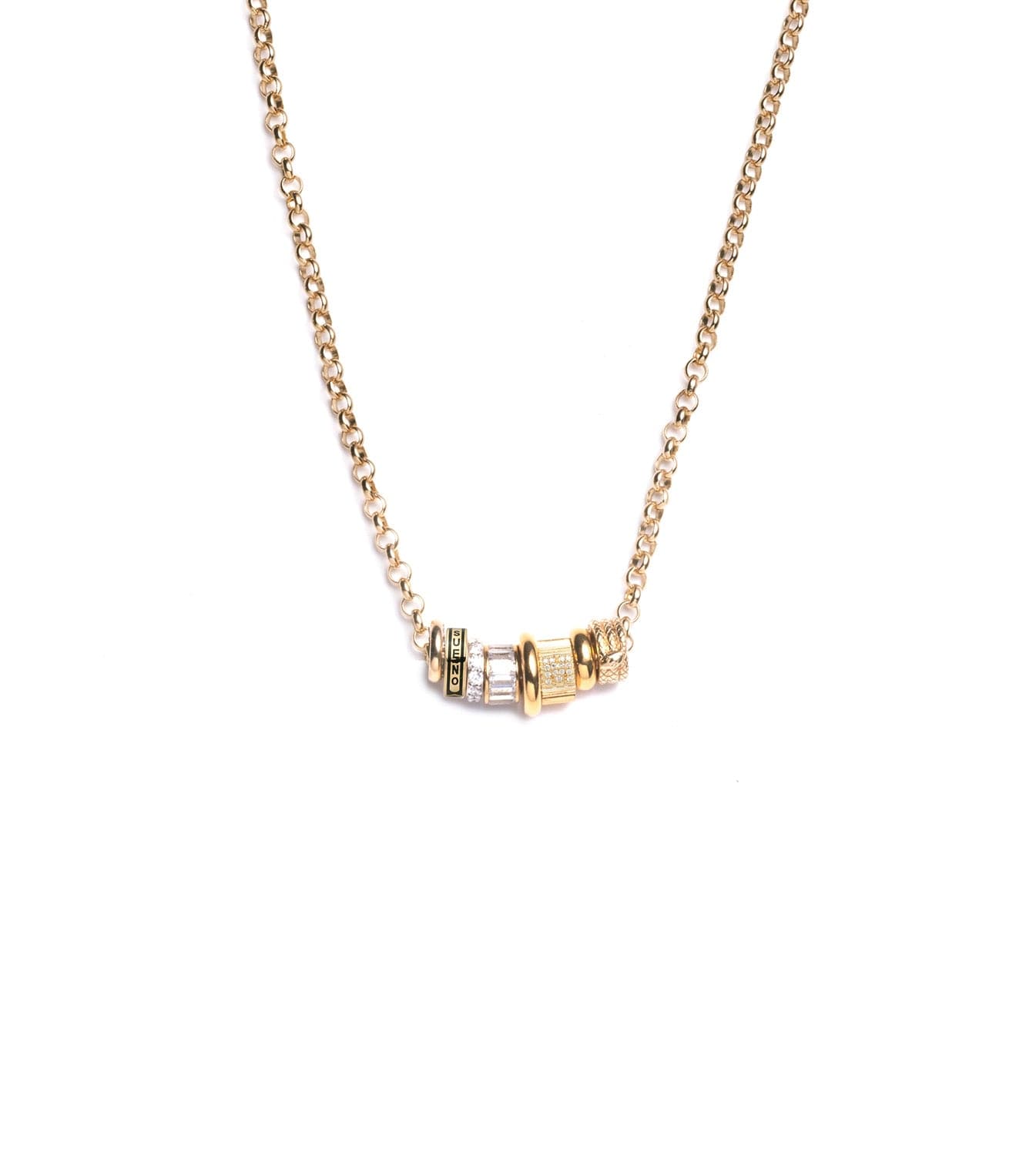 foundrae Dream Heart Beat Story - Medium Belcher Chain Necklace