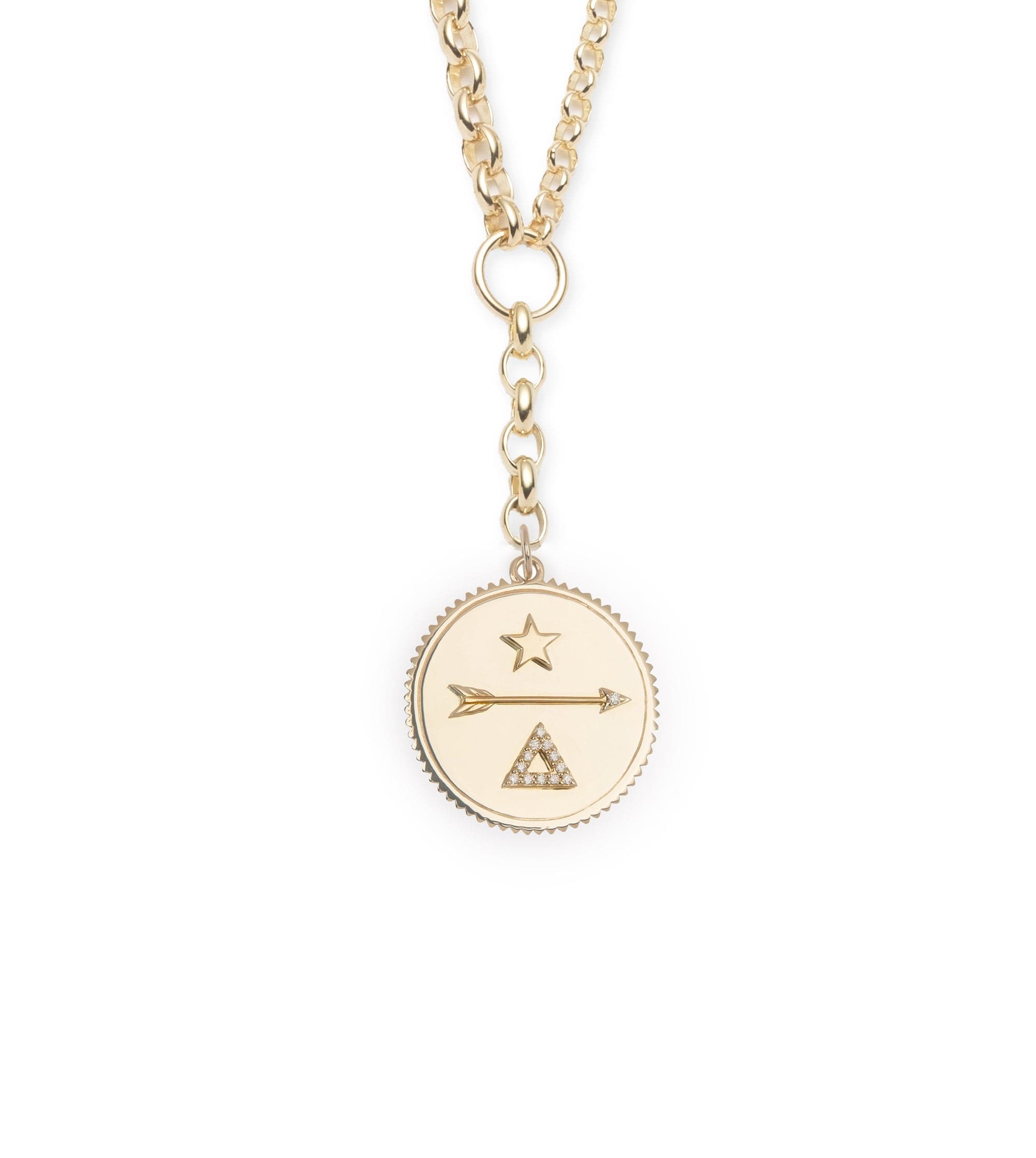 foundrae Dream Heavy Mixed Belcher Extension Chain Necklace