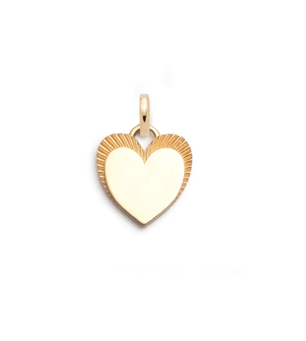 foundrae Engravable Heart Baby Medallion with Annex Link