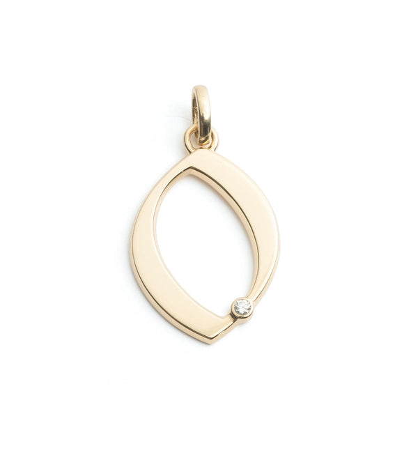 foundrae Engravable Number 0 Oversized Medallion with Annex Link