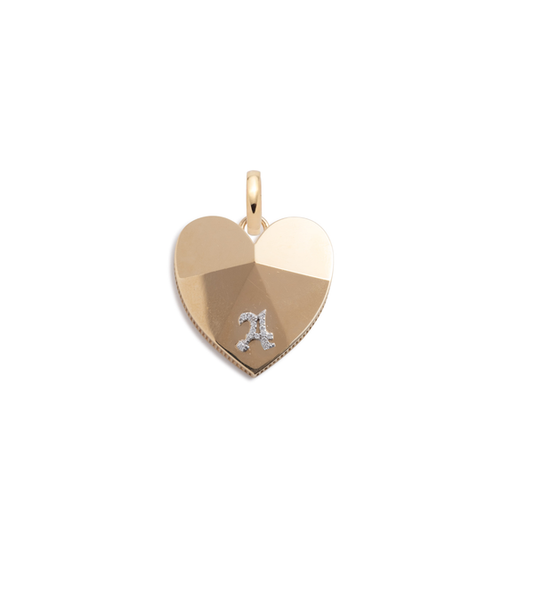 foundrae Ever Growing - Love Custom Facets of Love Heart Medallion with Annex Link