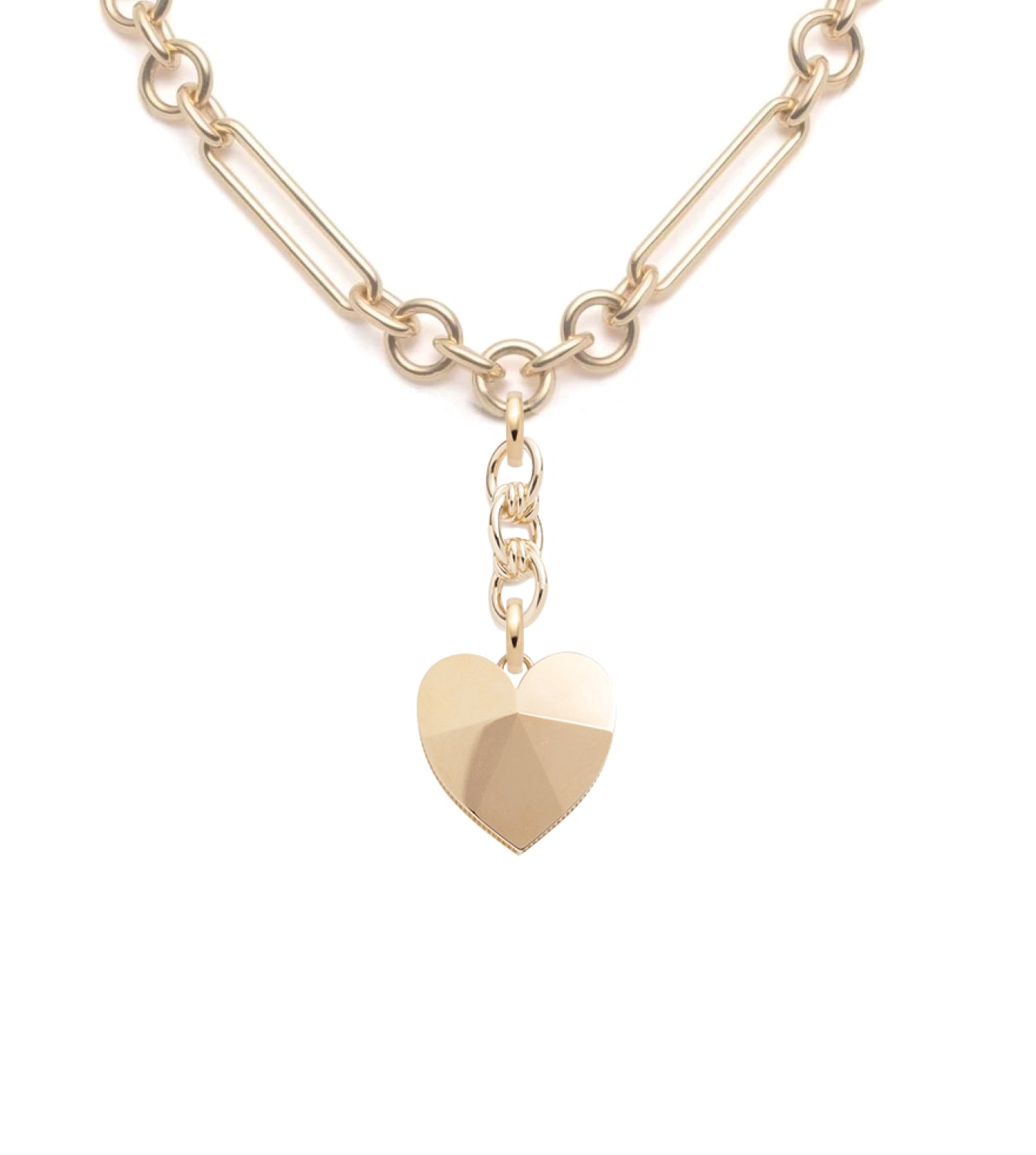 foundrae Ever Growing - Love Facets of Love Midsized Mixed Clip Chain Necklace