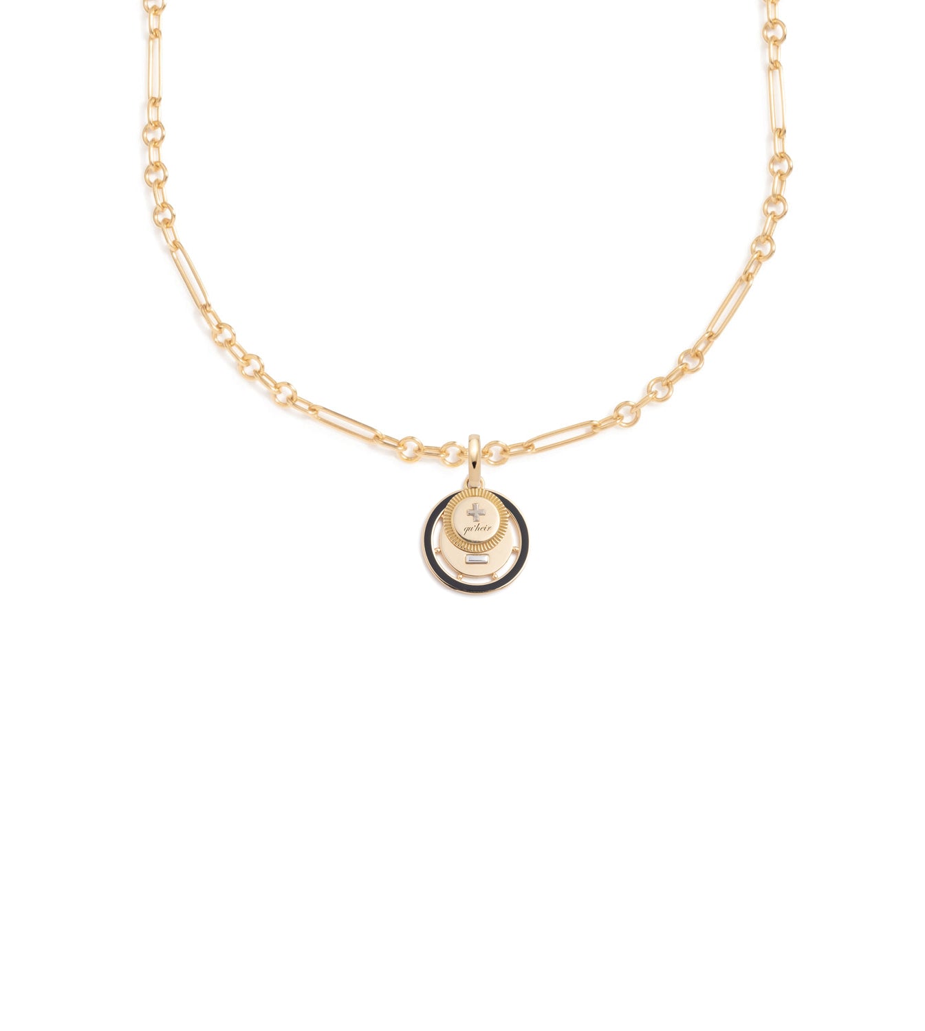 foundrae Ever Growing Love - Vivacity Fine Mixed Clip Chain Couplet Necklace