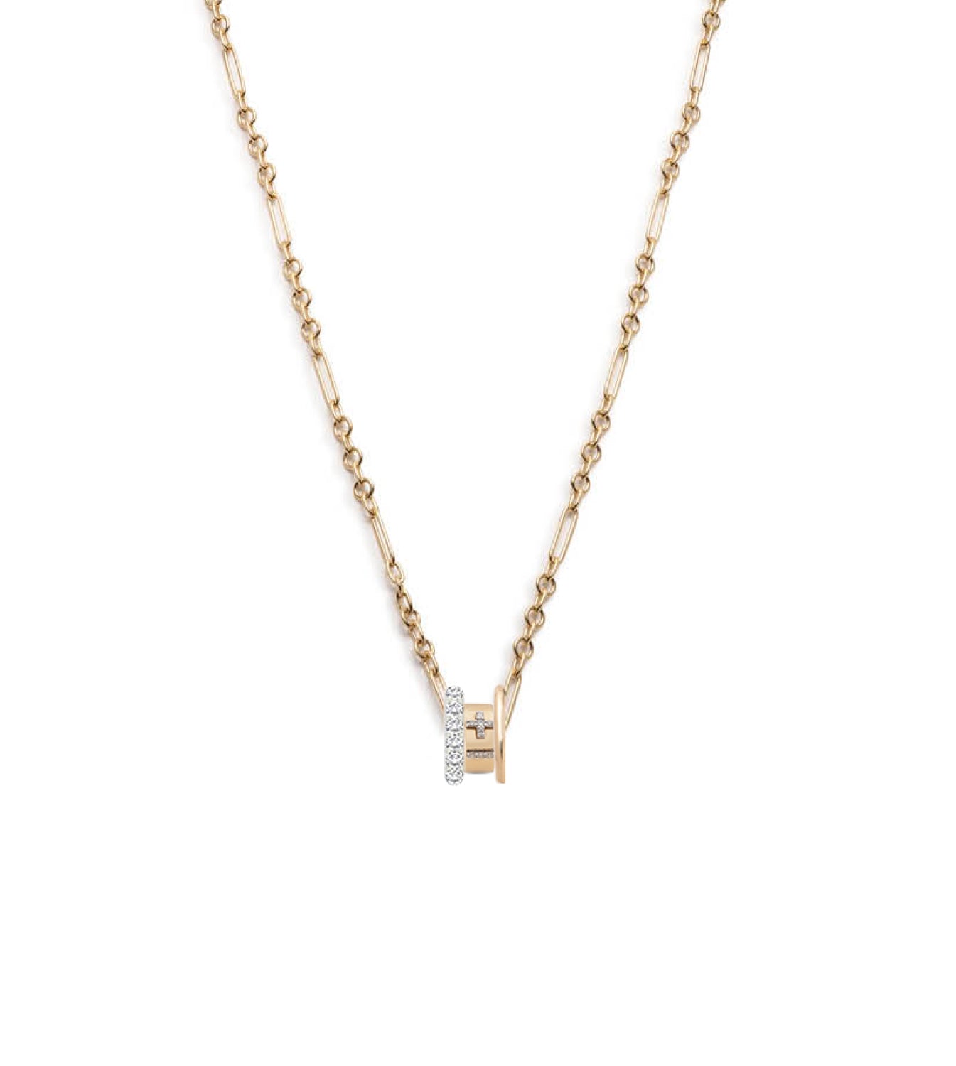 foundrae Ever Growing Love - Vivacity Fine Mixed Clip Heart Beat Necklace Story