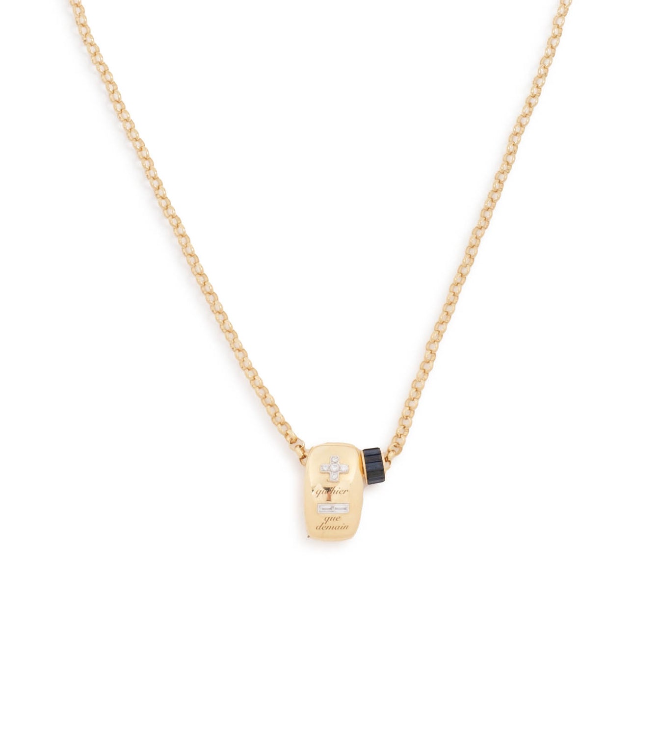 foundrae Ever Growing Love - Vivacity Heart Beat and Oversized Heart Slide Medium Belcher Chain Necklace Story