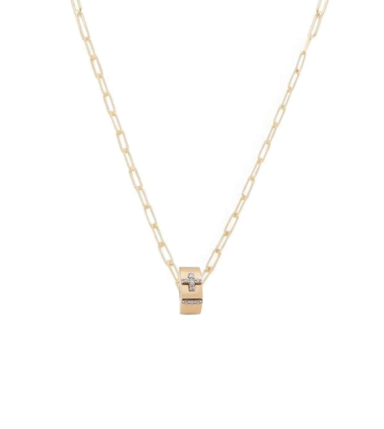 foundrae Ever Growing Love - Vivacity Super Fine Clip Chain Heart Beat Necklace