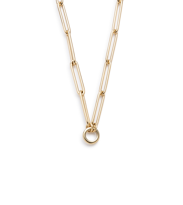 foundrae Extended Clip Open Chain with Mini Chubby Annex Link