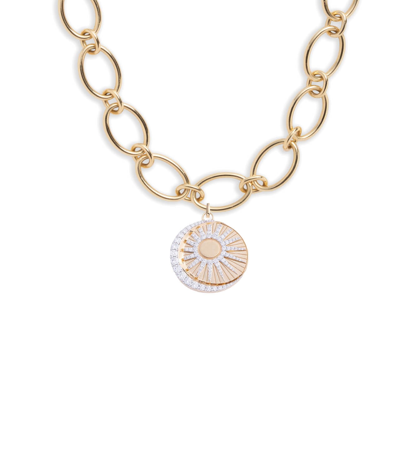 foundrae Balance Oval Infinity Chain Necklace